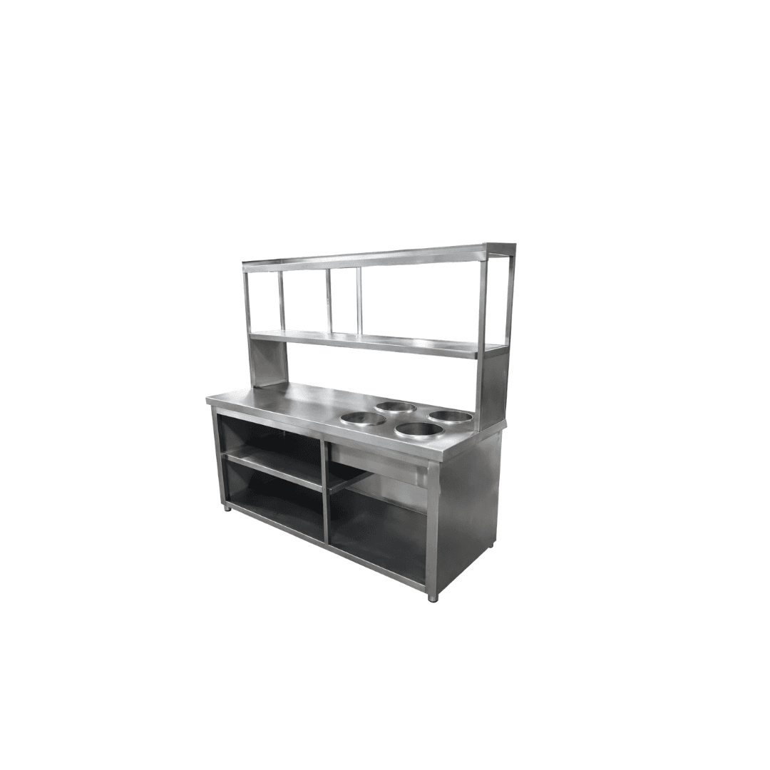 Service Counter with Storage